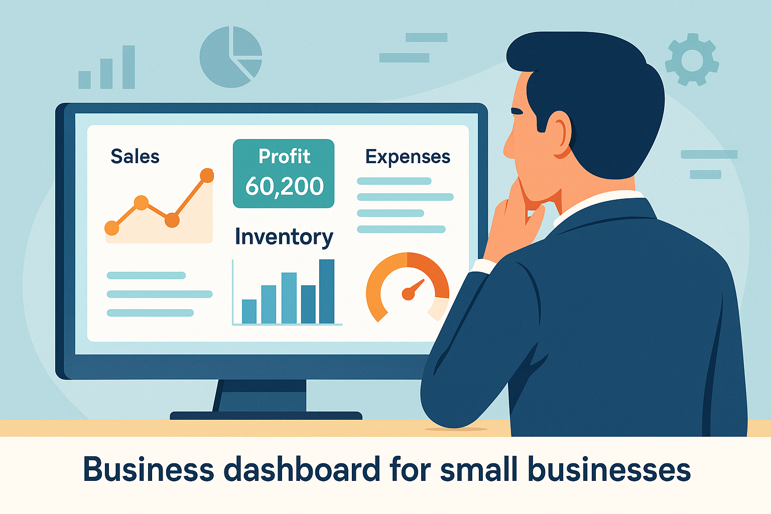 business dashboard for small businesses with real-time analytics