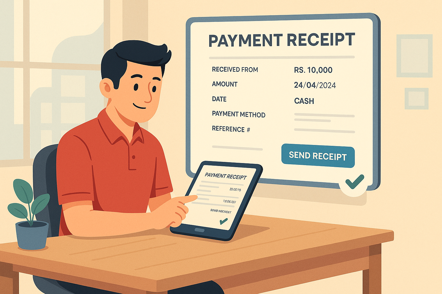 payment receipt generation tool for small businesses
