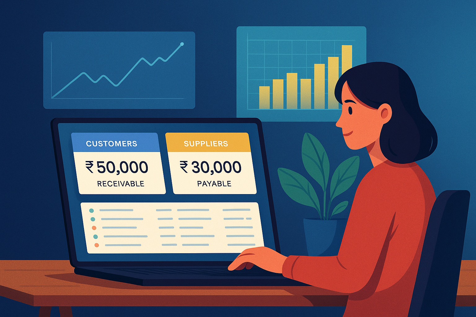 customer and supplier balance tracker for small businesses