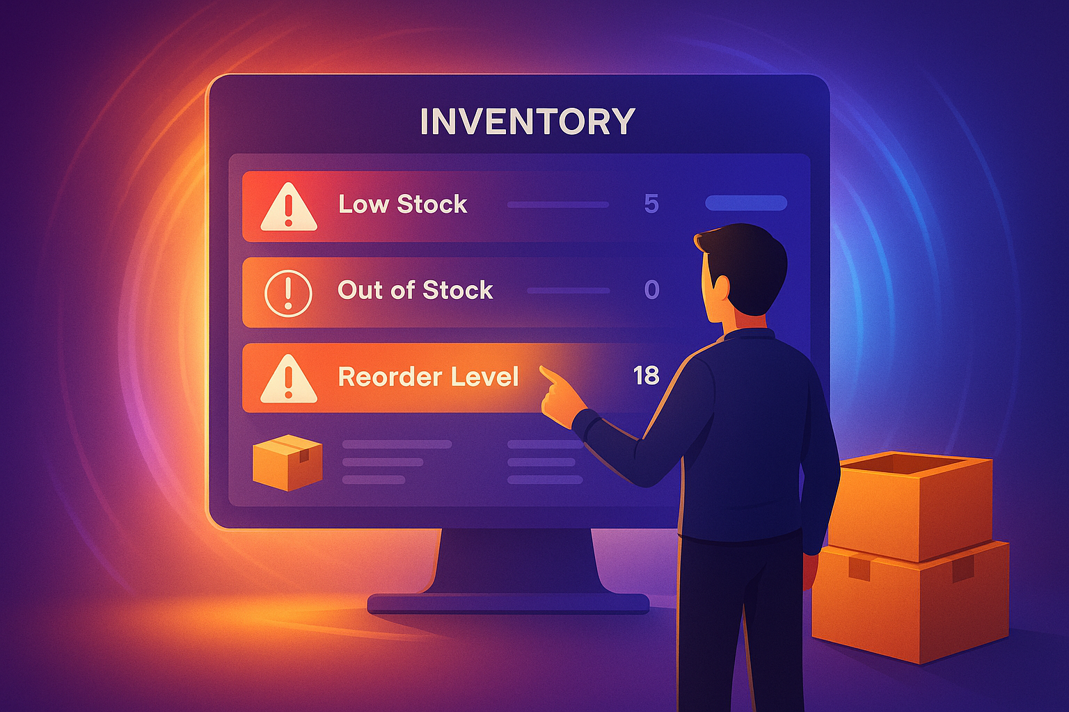 real-time inventory tracker with smart alerts