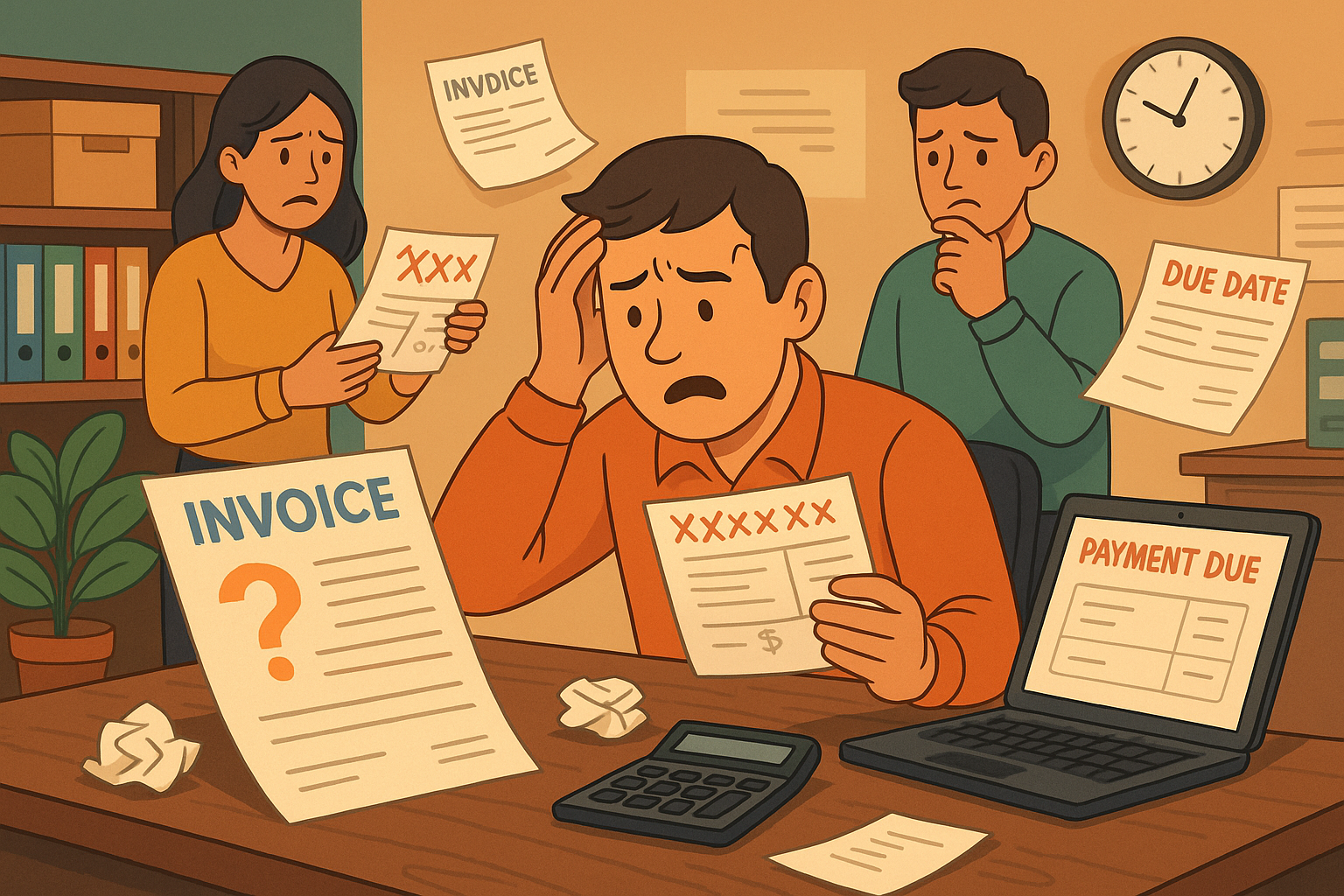 Invoicing mistakes causing stress for small business employees