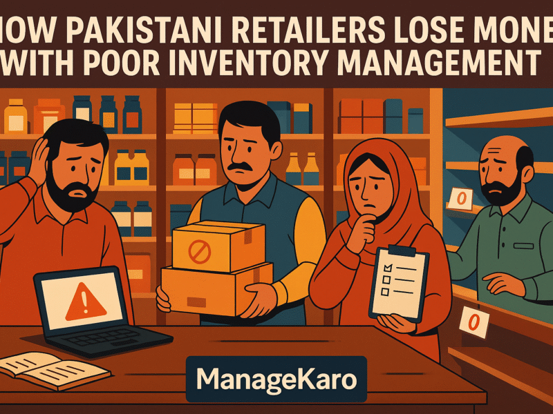 Pakistani retailers facing losses from poor inventory management