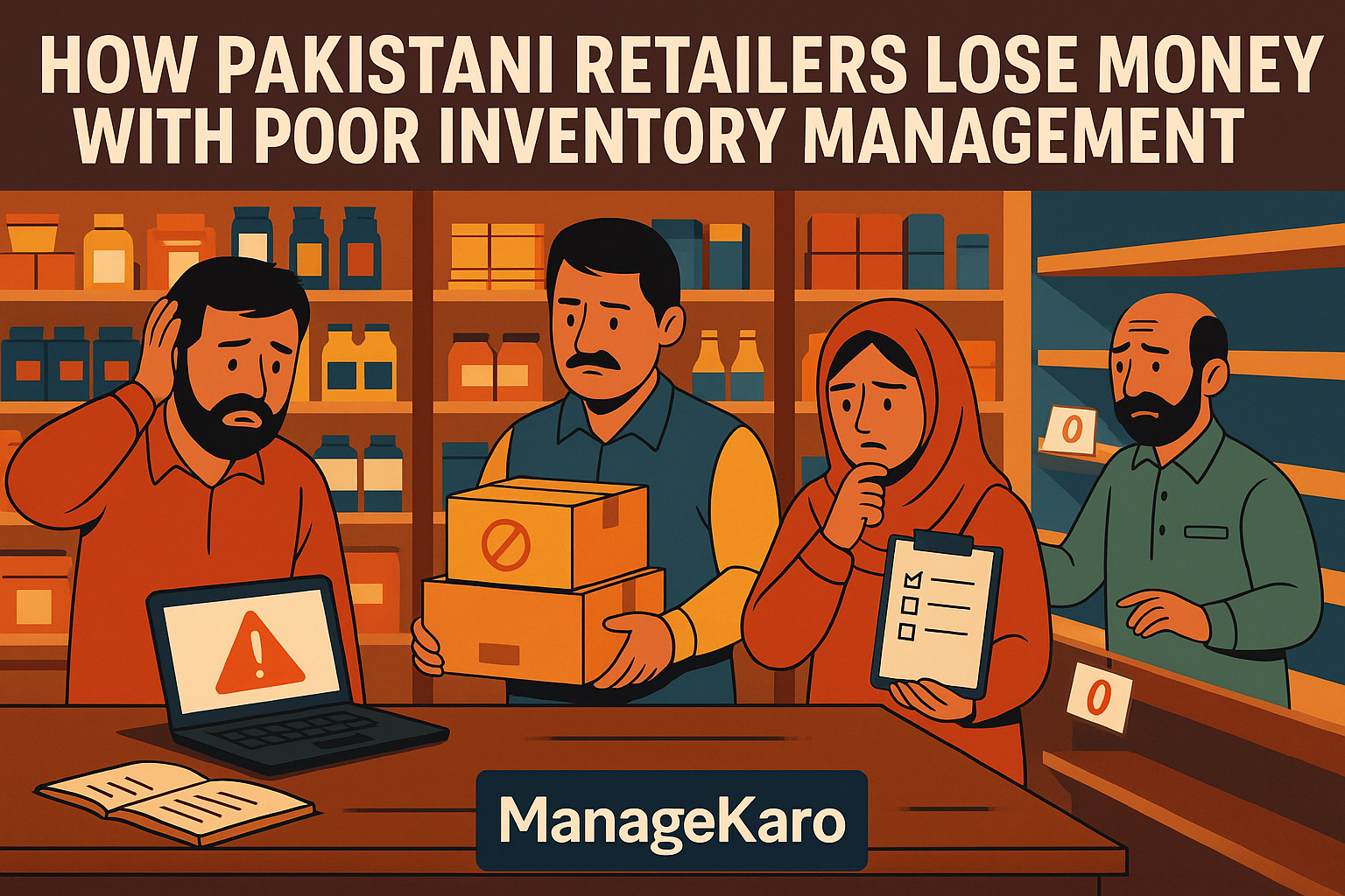 Pakistani retailers facing losses from poor inventory management