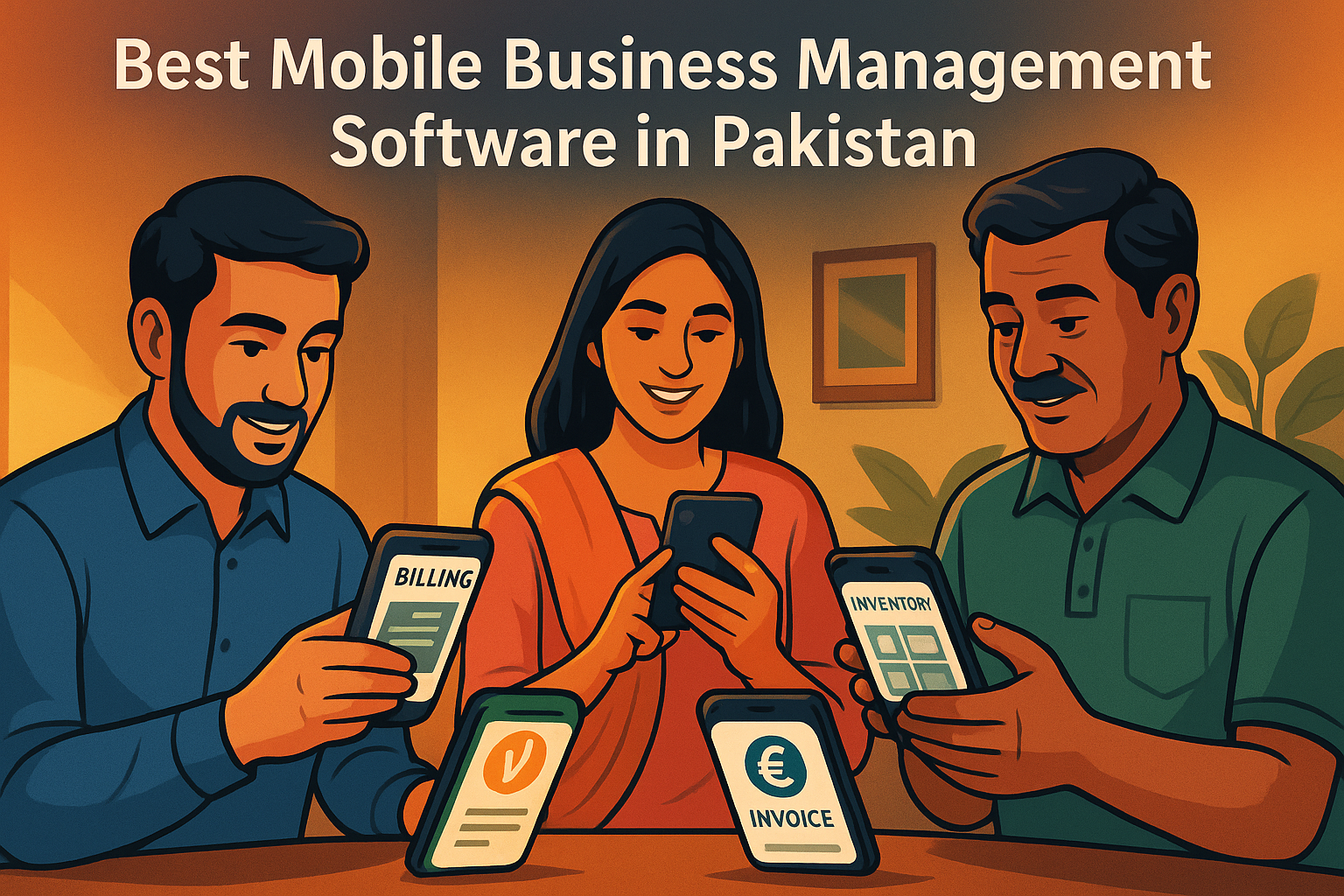 Mobile business management software for SMEs in Pakistan