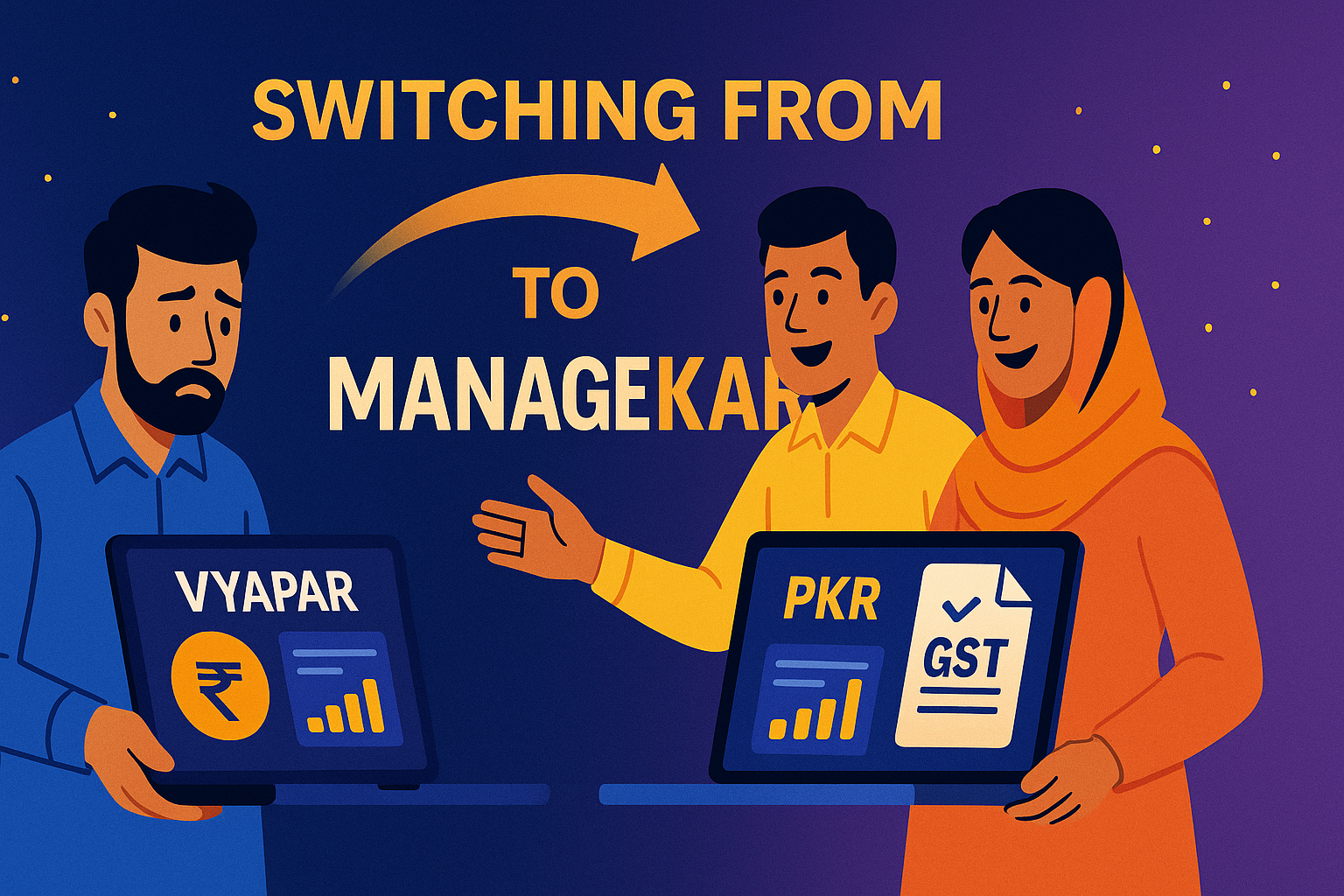 Pakistani SMEs switching from Vyapar to ManageKaro in 2025
