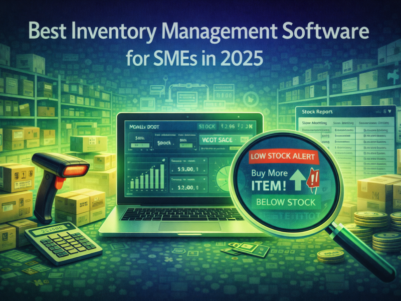 Best free business software for SMEs showing billing, accounting, and inventory dashboards across multiple digital platforms