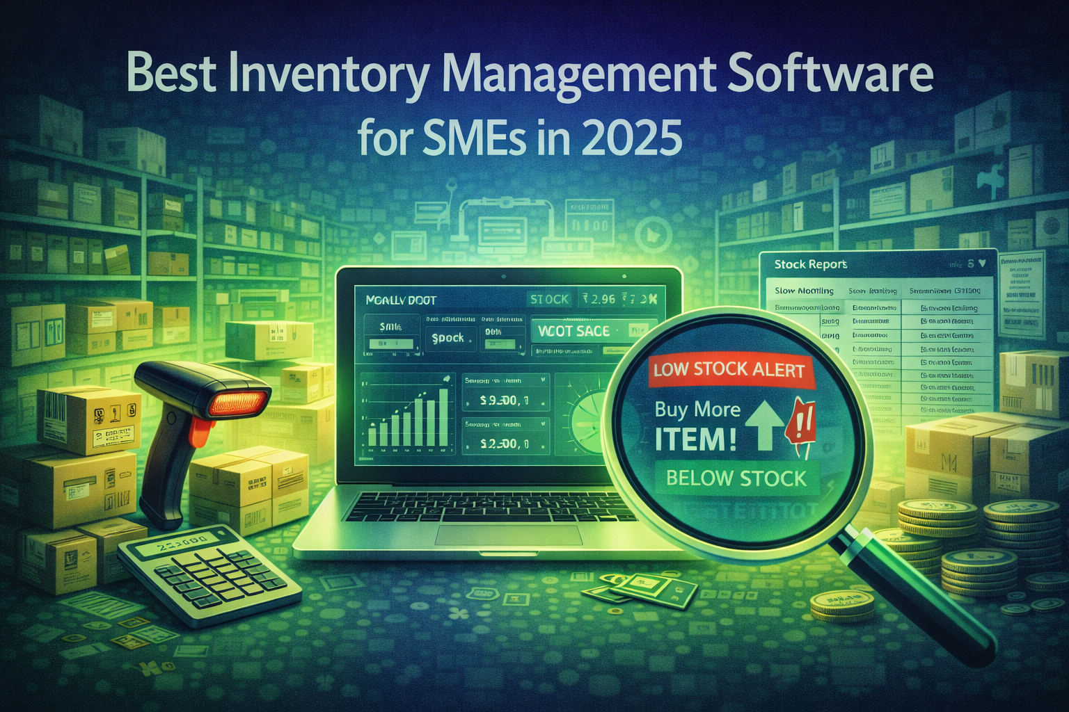 Best free business software for SMEs showing billing, accounting, and inventory dashboards across multiple digital platforms