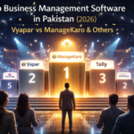 A cinematic academic scene showing a researcher standing in front of a futuristic digital research dashboard projected in the air, displaying abstract panels representing search, writing, citation, and analysis tools. The researcher observes multiple glowing modules arranged in a semi-circle, symbolizing different academic research software options. No visible brand names or text. Moody professional atmosphere, cool–warm contrast lighting, ultra-realistic, horizontal composition, cinematic realism, 4K detail.