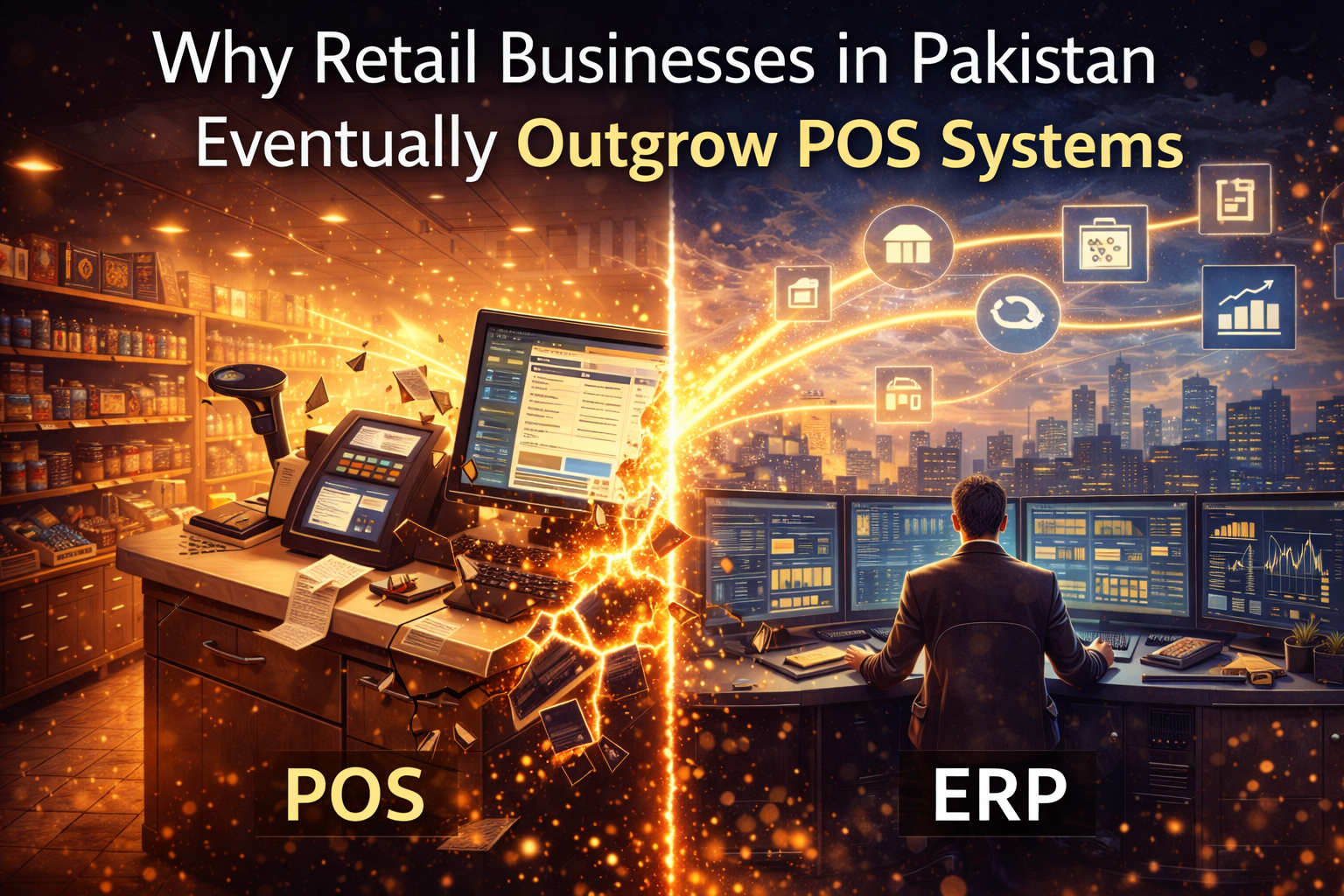 Discover why retail businesses in Pakistan eventually outgrow POS systems and what growing retailers need instead.