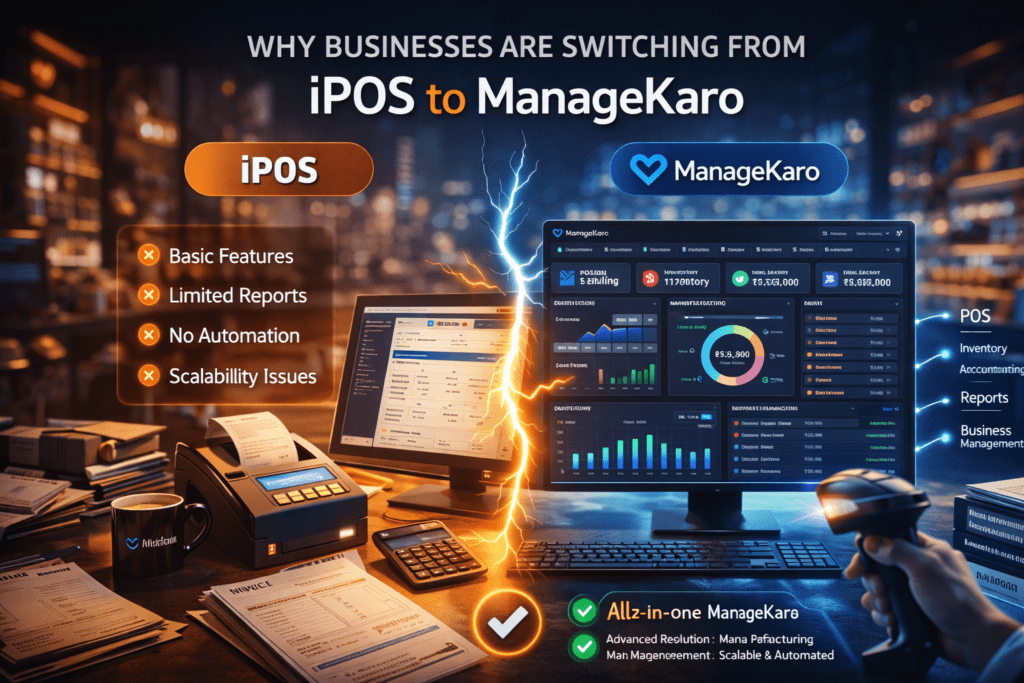 iPOS vs ManageKaro Which Business System is Better