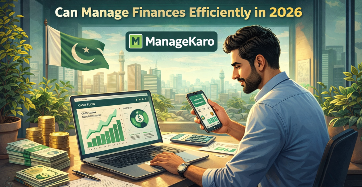small business financial management Pakistan using digital tools to track cash flow and expenses