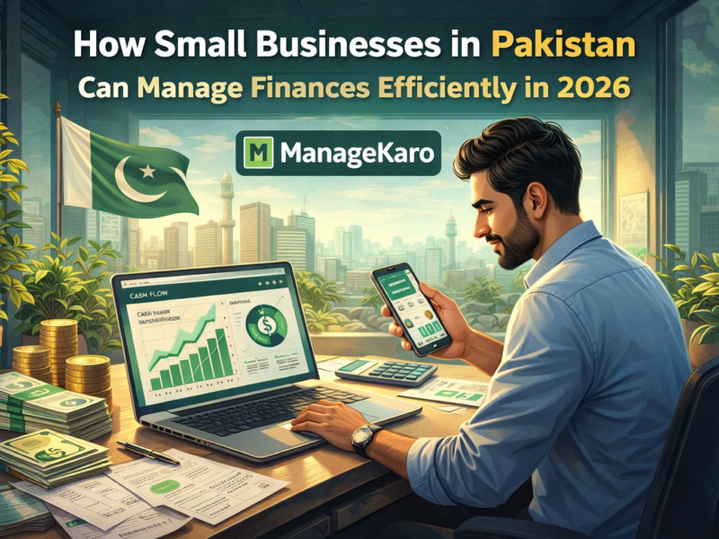 small business financial management Pakistan using digital tools to track cash flow and expenses