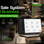 Point of sale system for small business guide showing ManageKaro dashboard with billing, inventory, payments, customers, purchases, suppliers, low-stock alerts, reports, buying checklist, and growth-focused POS features.